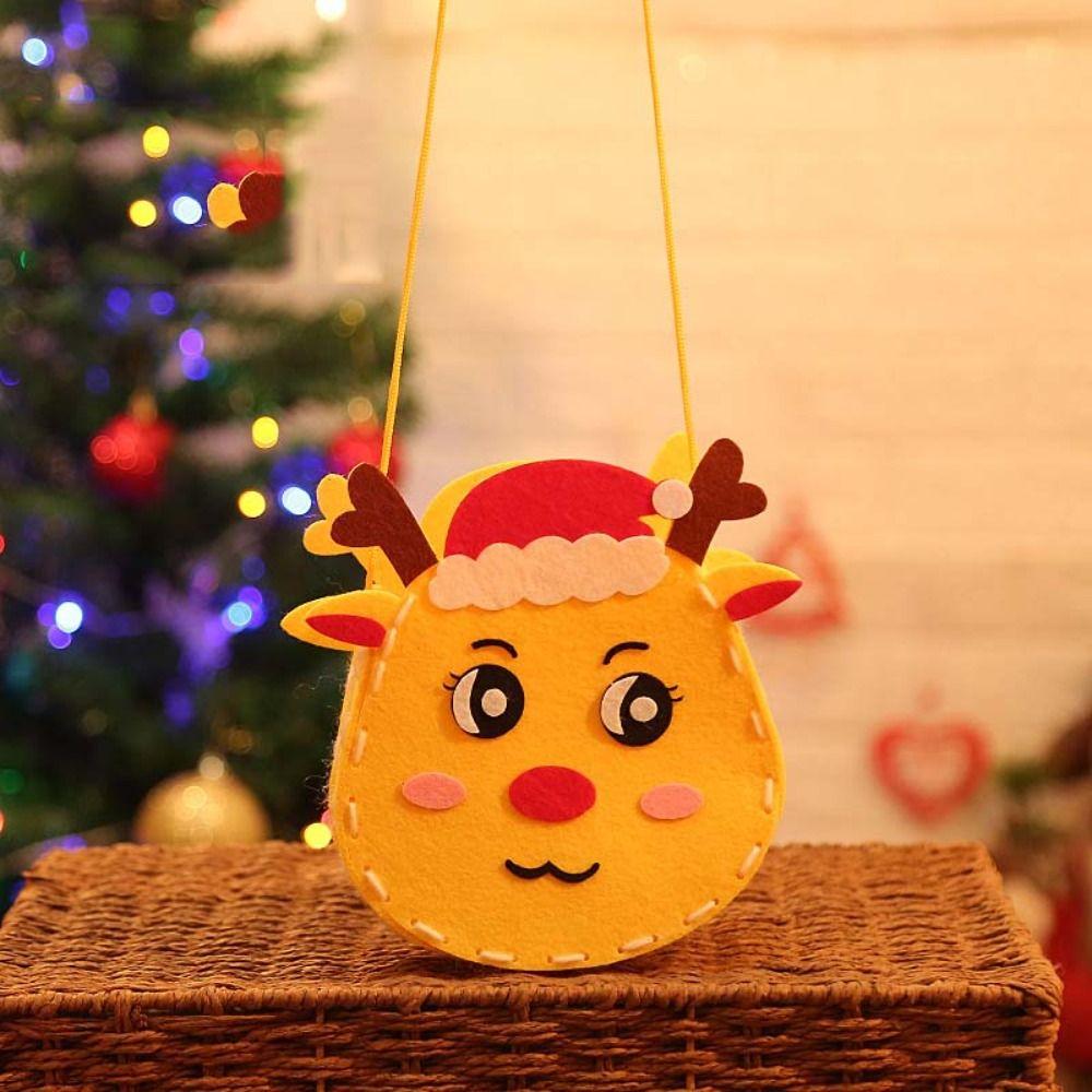 

Santa Claus Christmas Candy Bag Elk Children s Candy Bag Snowman Handbag Party