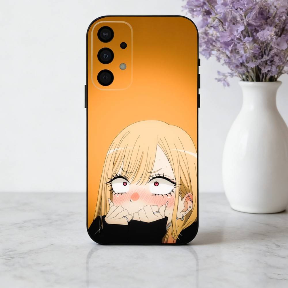 M-Marin K-Kitagawa My Dress Up D-Darling  Phone Case For Samsung Galaxy A73,A72,A71,A70,A53,A52,A51,Soft Silicone Black Cover