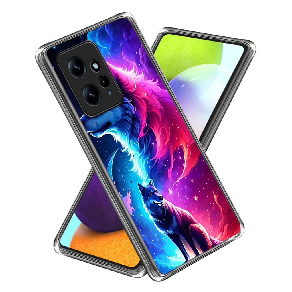 For Xiaomi Redmi Note 12 4G Case Scratch-Proof TPU Pattern Printing Back Phone Cover