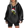 Women's Fashion Casual Christmas Angel Print Pullover Long-Sleeve Sweatshirt