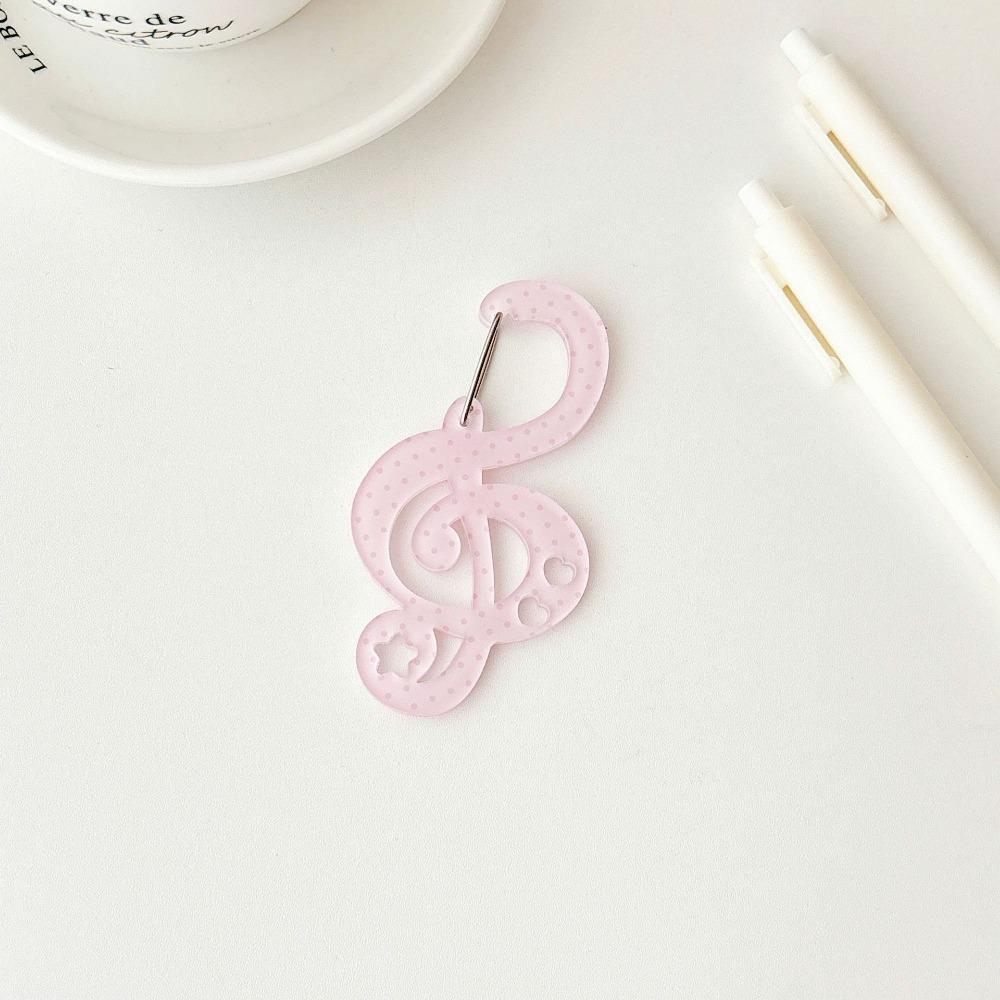 

Candy Color Carabiner Acrylic Card Holder Keychain New Backpack Pendant розовый