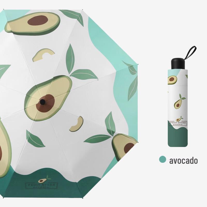 Nanjiao Ultra-Light Manual Three-Fold UV Sun/Rain Umbrella