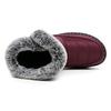 New Rabbit Fur Cotton Shoes High Tube Warm Women's Snow Boots Velcro Waterproof Women's Boots Casual Women