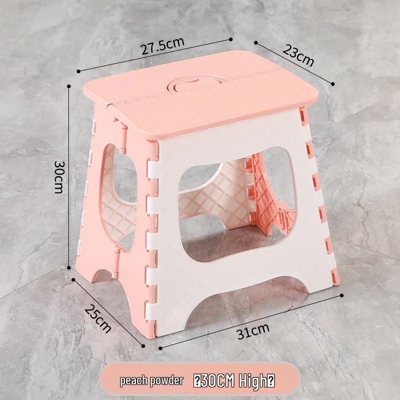Foldable Thickened Multi-Use Stool: Fishing, Outdoor, Dining, Plastic/High/Low