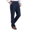 Men's High-Waist Elastic Jeans for Autumn/Winter - Loose, Deep Crotch, Casual Trousers for Middle-Aged and Elderly