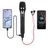 H20 Microphone with Sound Card Effects All-in-One Microphone Reverb Connecting Cell Phone for Podcast Equipment Live