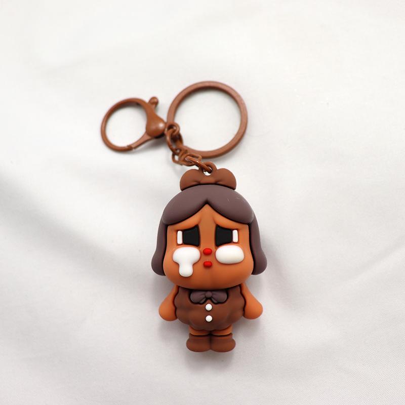 Crying Baby Keychain Pendant Three-dimensional Cute Girl Schoolbag Pendant Pendant Couple Car Key Chain Cartoon