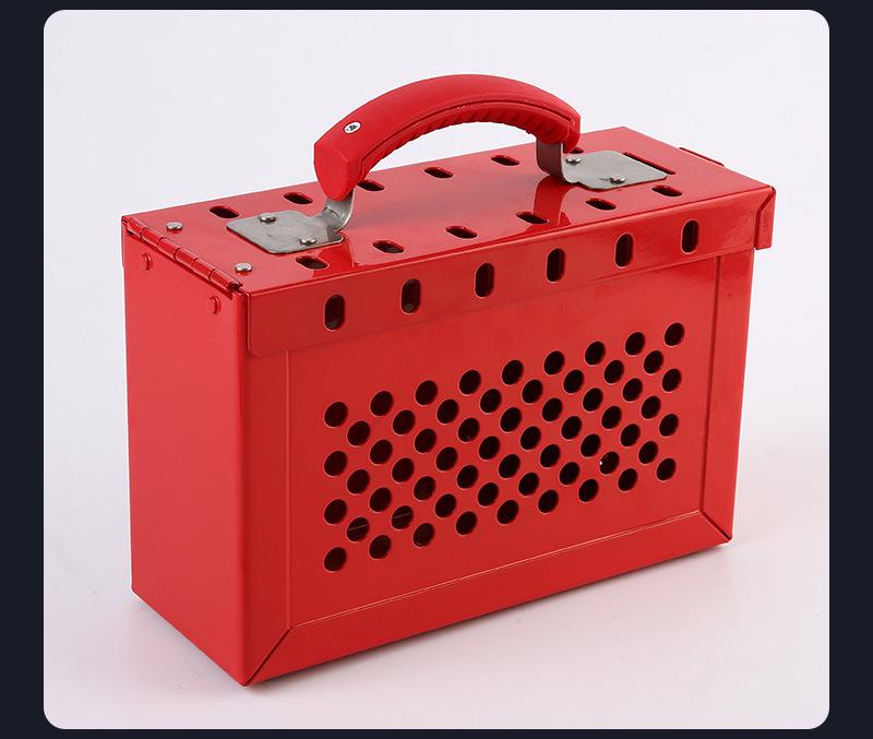 12-Compartment Portable Safety Lock Box Key Storage Device