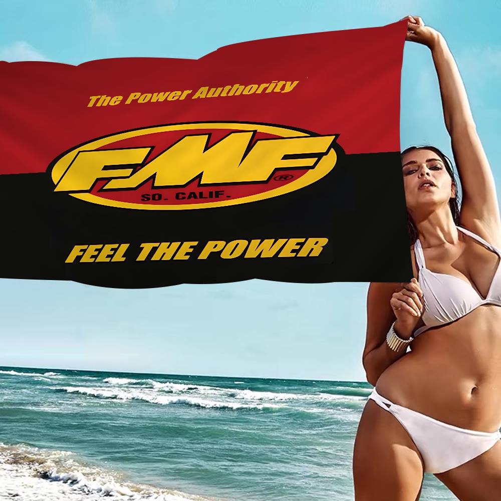 Asciugamano da Spiaggia con Logo FMF Racing Asciugamani da Bagno Colorati per Ragazza Microfibra Asciugatura Rapida Senza Sabbia Spiaggia Yoga Spa Palestra Piscina