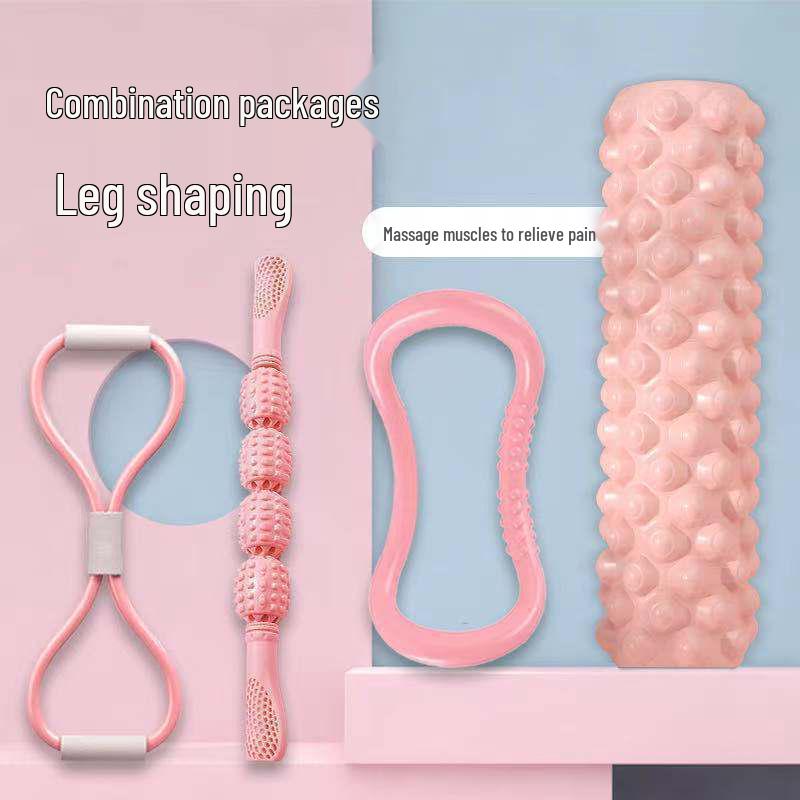 Yoga Foam Roller Muscle Relaxer Set: Slimming Tool for Calves & Fitness Massage