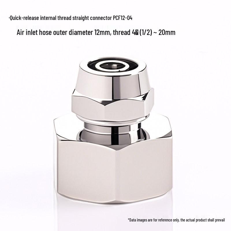 Kexida Pneumatic Connector PCF: 1 to 4-way Quick Connect, Female Thread, Sizes 4, 6, 8, 10, 12