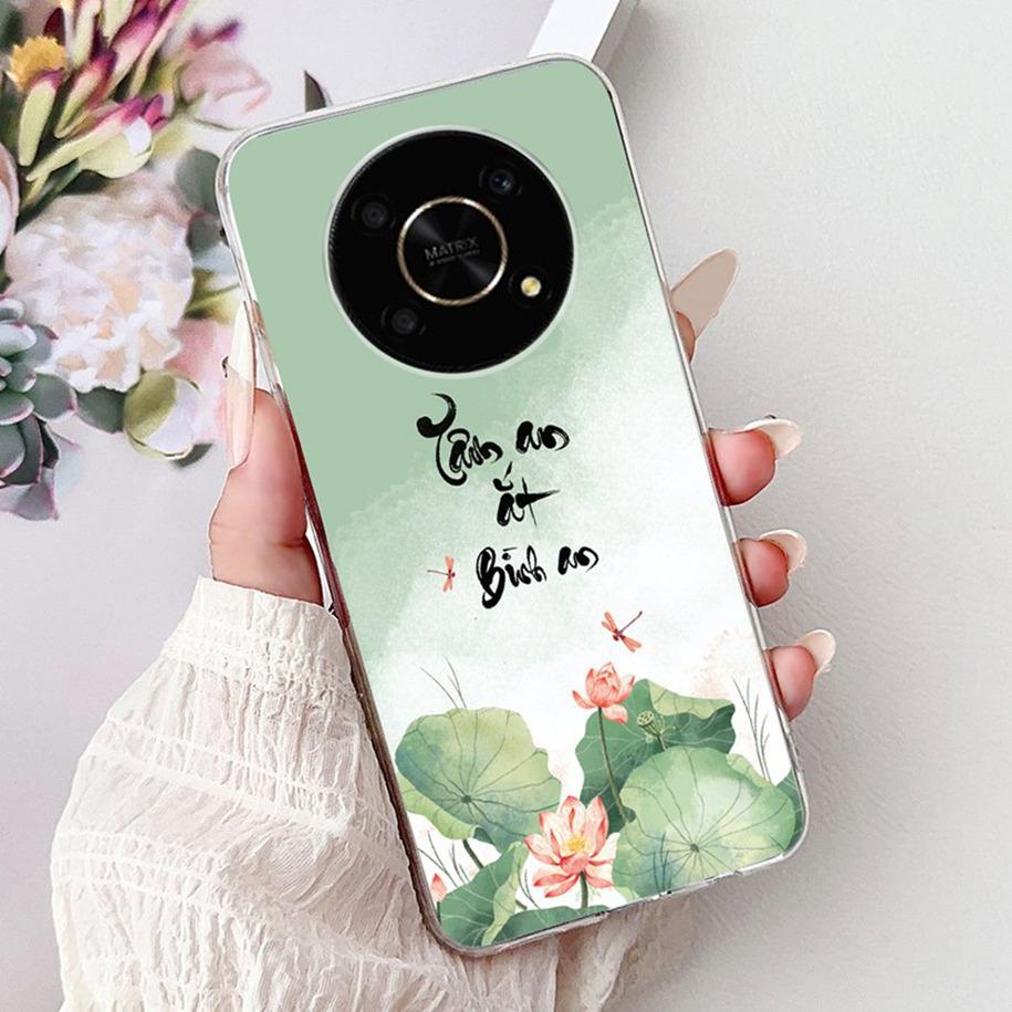 Silicone Case For Honor Magic 4 5 6 Lite Cover Popular Flower Butterfly Soft Slim TPU Back Cover For Honor Magic6 Lite Protector