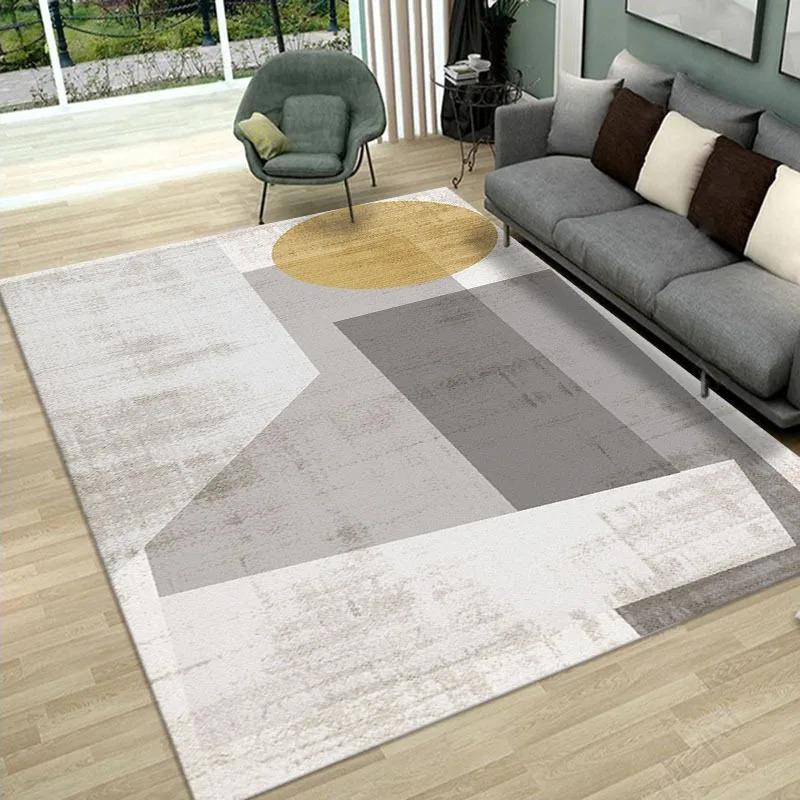 

Classic Striped Pattern Rug, Ultra-simple Design for Both Boys and Girls Bedrooms, Features A Non-slip Design Office Decor 40X60cm