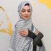 Chiffon Print Long Headscarf Women Muslim Hijab Modest Prayer Eid Hijabs Shawl Long Djellaba Prayer Garment Ramadan 