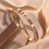 High-End Women's Stainless Steel Bracelet - Non-Fading, Titanium Steel, Elegant Buckle Jewelry