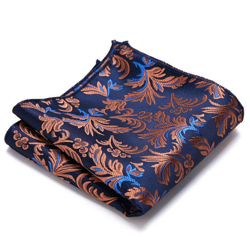 Guangzhou 1200-Pin High-Density Men'S Elegant Retro Business Suit Jacquard Pocket Towel Square Towel