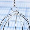 Stainless Steel Round Sphere Hay Feeder Dispense Exercise Hanging Straw Ball for Guinea Pig Hamster Rat Rabbits Pet Supplies