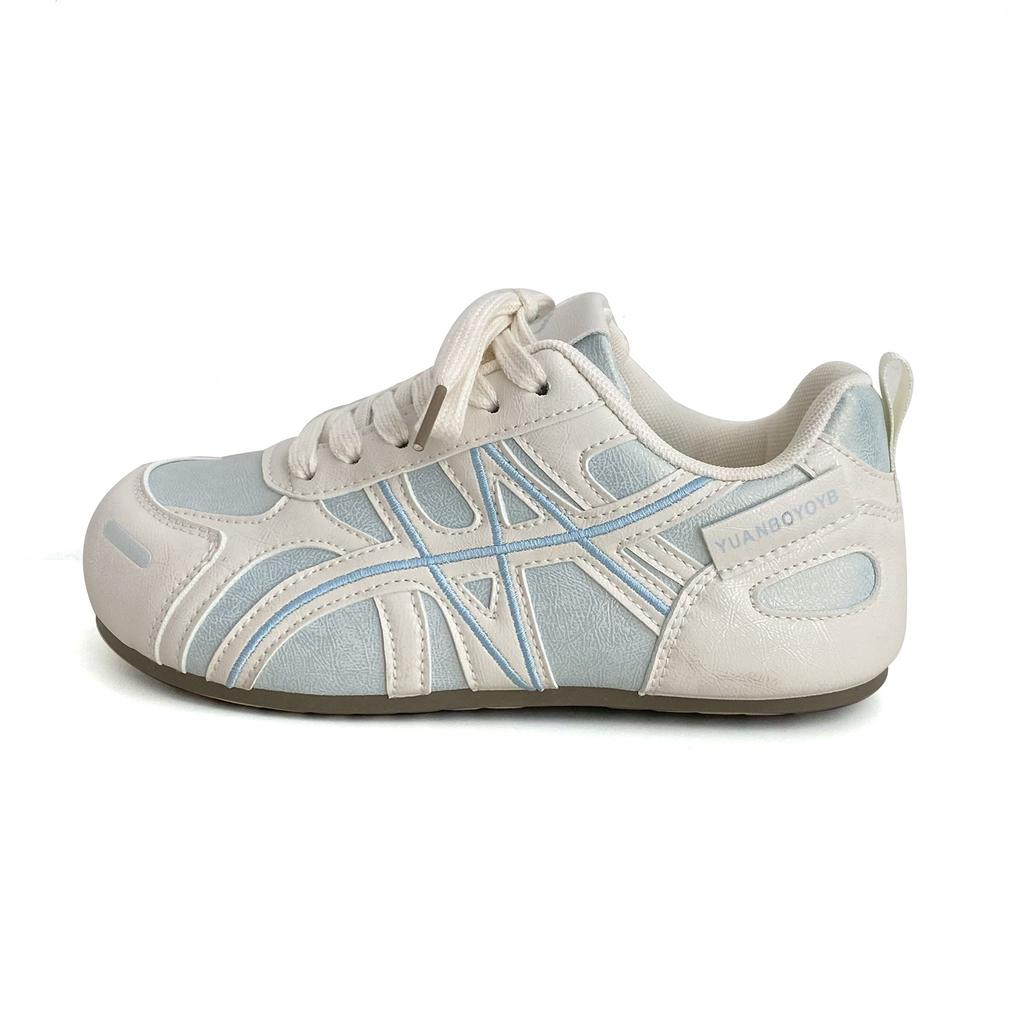 Retro Flat-bottomed German Training Shoes Women's Casual Board Shoes Forrest Gump Shoes Spring 2026 Student Sports Shoes N22132