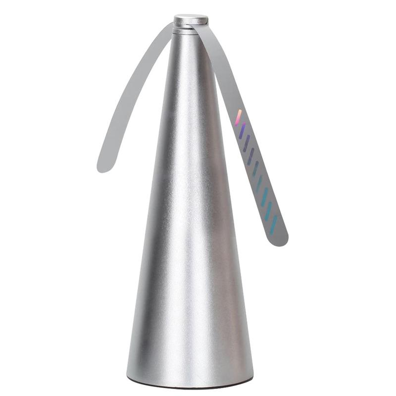 

Уличный отпугиватель мух и насекомых кухонный обеденный стол вентилятор для еды настольный электрический инструмент для защиты продуктов питания на батарейках серебряный