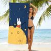 New Cute Rabbit Printed Microfiber Beach Towel Quick Dry Soft Bath Towel For Kids
