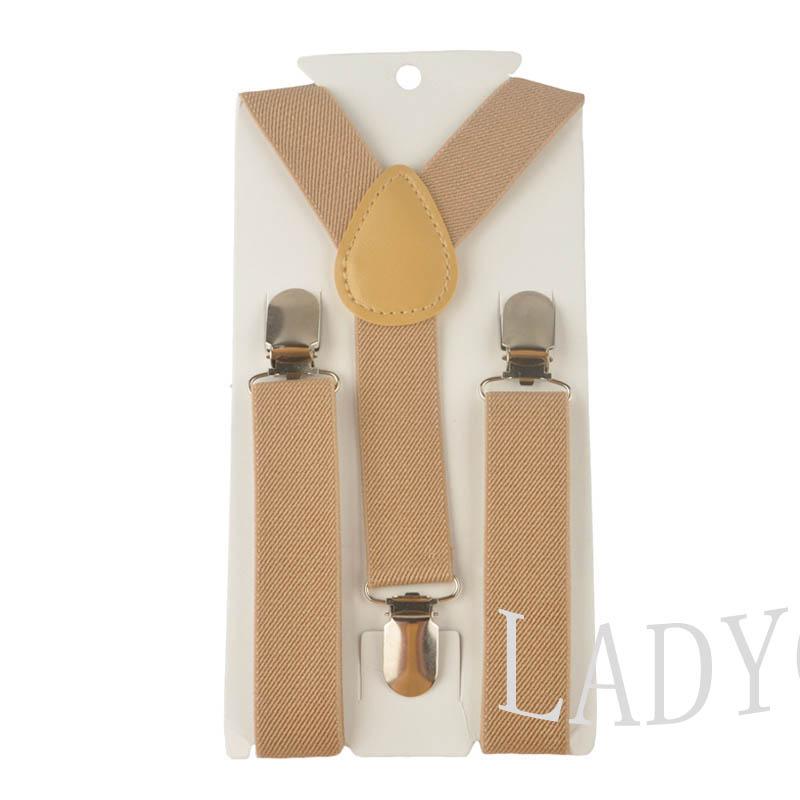 Soild Color Children Belt Baby Boys Girls Suspenders Clip-on Y-Back Braces Elastic Kids Adjustable suspenders suspenders