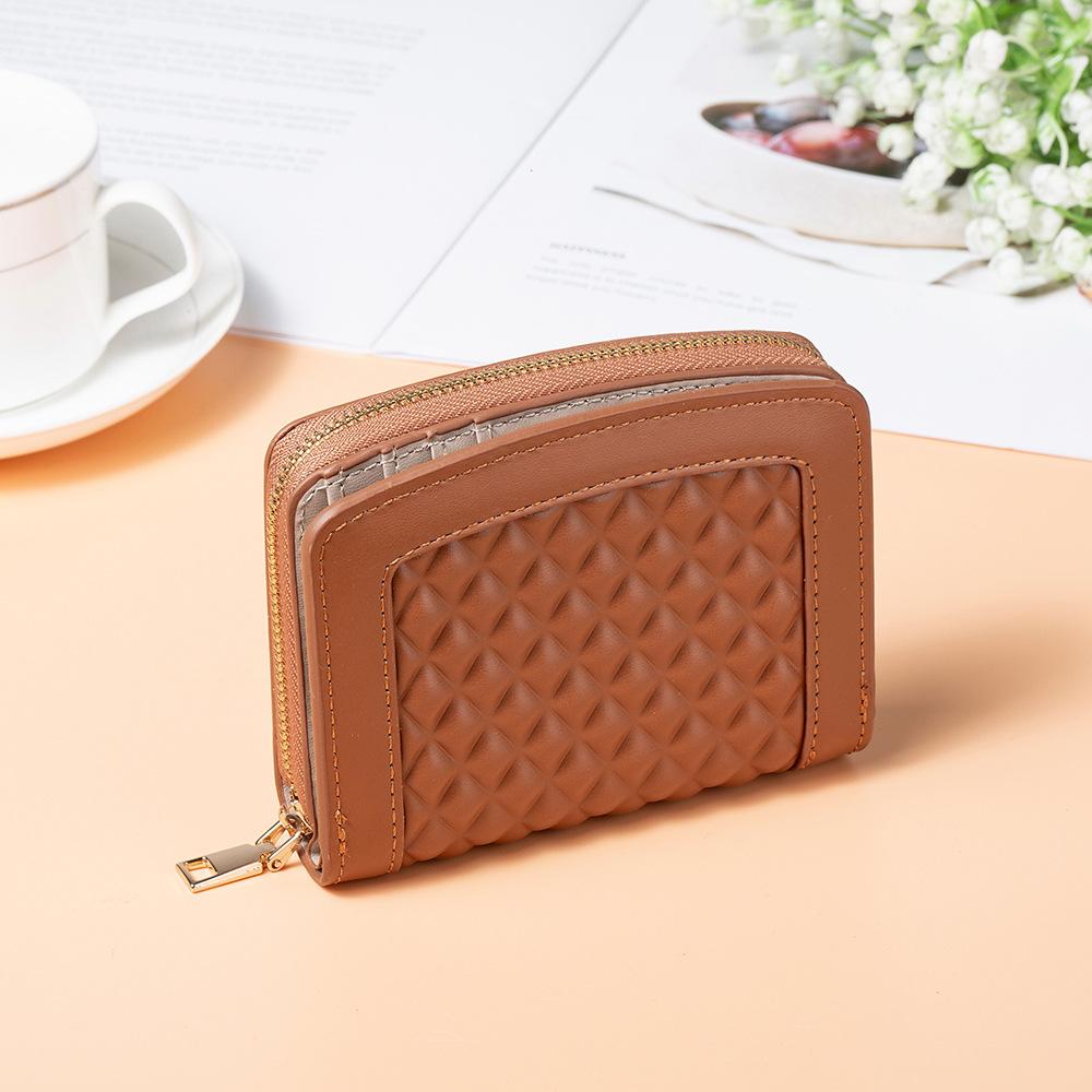 Women's Wallet Short, Multi Slot Card Bag, Small, Fresh, Simple, Stylish Zipper, Coin Purse Wallet