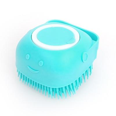 Namas Haustier Badebürste, Katze Welpe Shampoo Duschzubehör Silikon, Blau, 1 Stück, Koreanisches Haustiershampoo