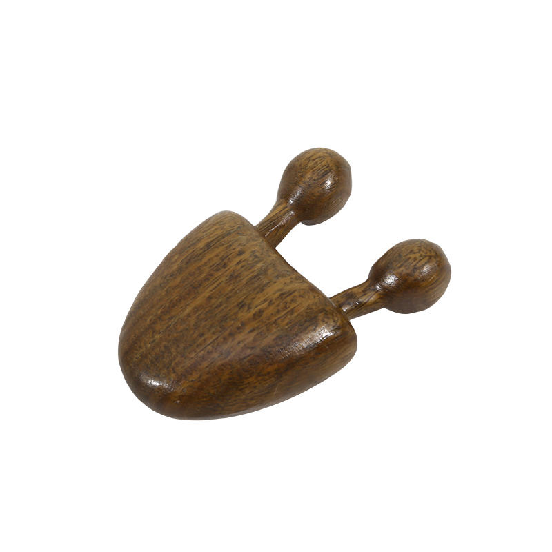 Wooden Snail Shape Nose Massage Comb Sandalwood Round Tip Gua Sha Tool Face Eye Nasal Meridian Relaxation Acupuncture Therapy Massager