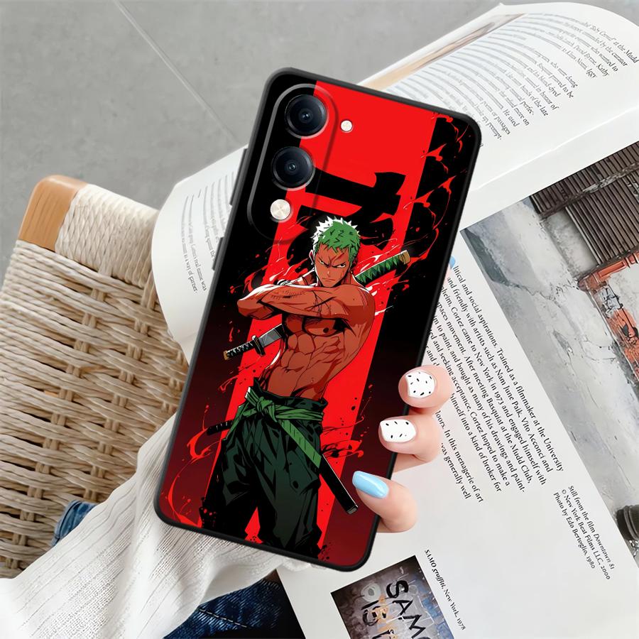 

Чехол для Vivo Y30 Y33S Y35 Y31 Y36 Y12 Y15S Y02 Y11 Y20 Y21 Y19 Y27 Y16 Y17 Y22 Чехол для телефона One Piece Луффи vivo Y17