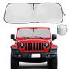 Custom For 2018-2024 Jeep Wrangler&Gladiator Front Windshield Sun Shade Cover