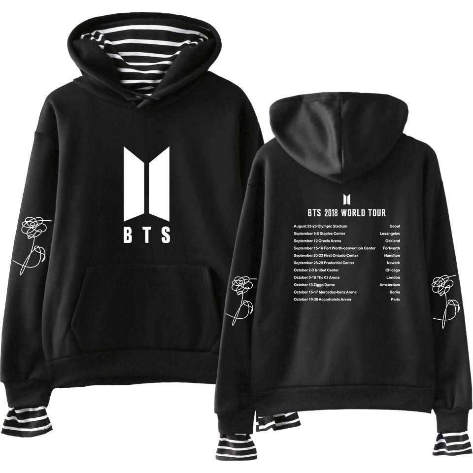 Kpop Love Yourself Bts Bangtan Boys Sweatshirt Hoodie Pocket Sweater Unisex