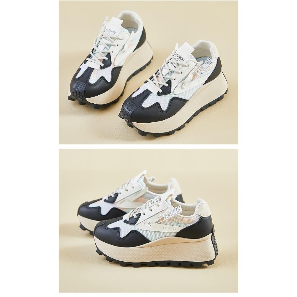 2025 New Women's Sneakers,Spring Platform Running Shoes for Students,Thick Sole Cushioned Athletic Casual Shoes