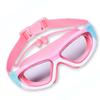 Children Swimming Goggles Clear View Eye Wear Swim Glasses with Ear Plug for Boys Girls Orange Pink