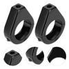 Pair of Turn Signal Mounting Brackets, Duokon 41mm Fork Clamp, Aluminum Alloy Motorcycle Modified