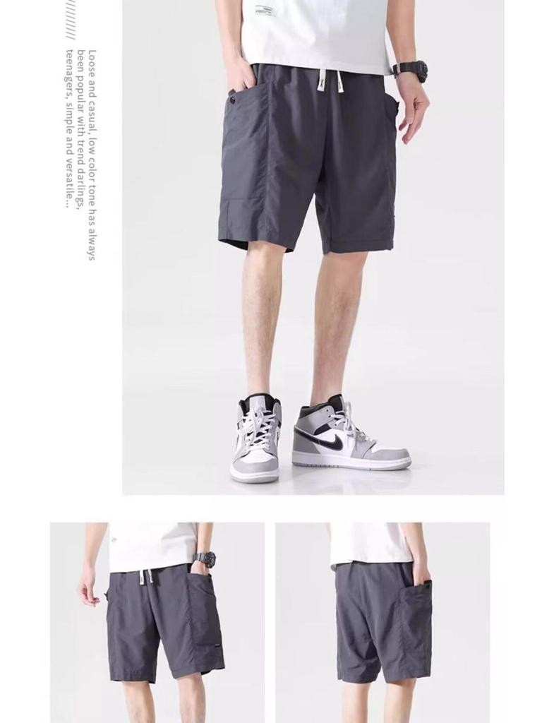 American Style Quick-Dry Summer Sports Shorts - Trendy Casual Loose Fit Five-Point Pants