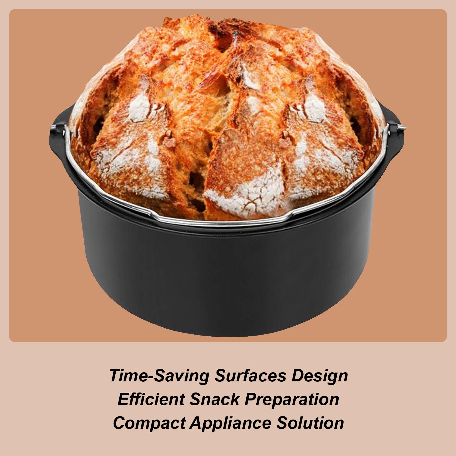 

Air Fryer Cake Pan Pizza Bread Baking Pan For Fryers Food-Grade Kitchen Cooking Gadget For Pizza Bread Pastries Egg Tarts Foods China Mainland