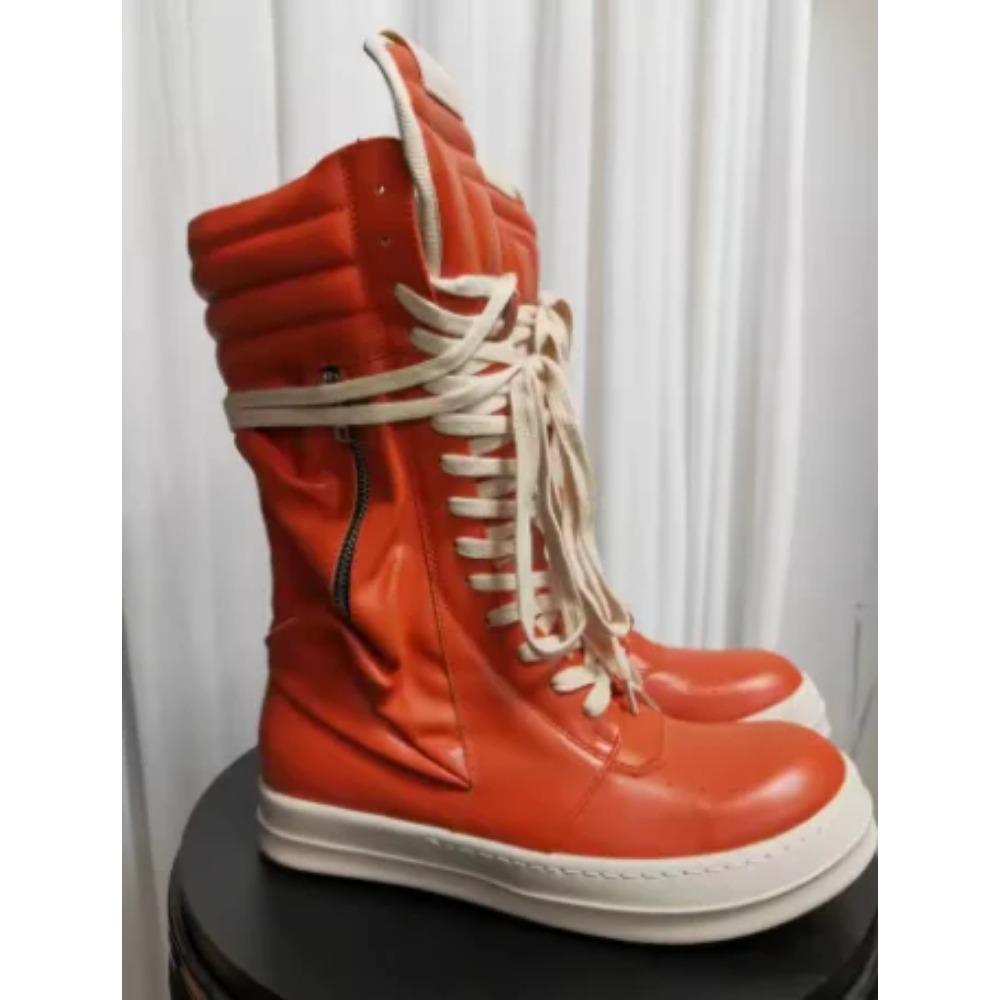 Men`s High Top Motorcycle Boots Women