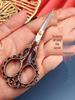 Mini Portable Stainless Steel Pointed Scissors for Cross Stitch, Thread, and Paper Cutting