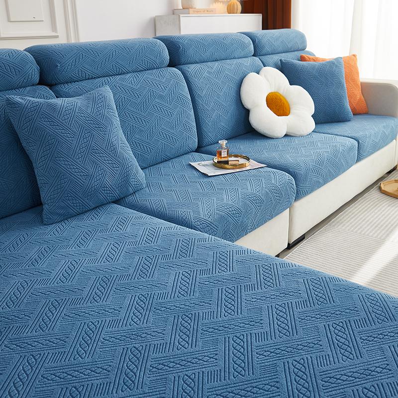 Чехлы для подушек на сиденья дивана Защитная пленка для мебели для домашних животных Детский эластичный моющийся съемный чехол Чехол для дивана Чехлы для дивана Backrest Cover S синий