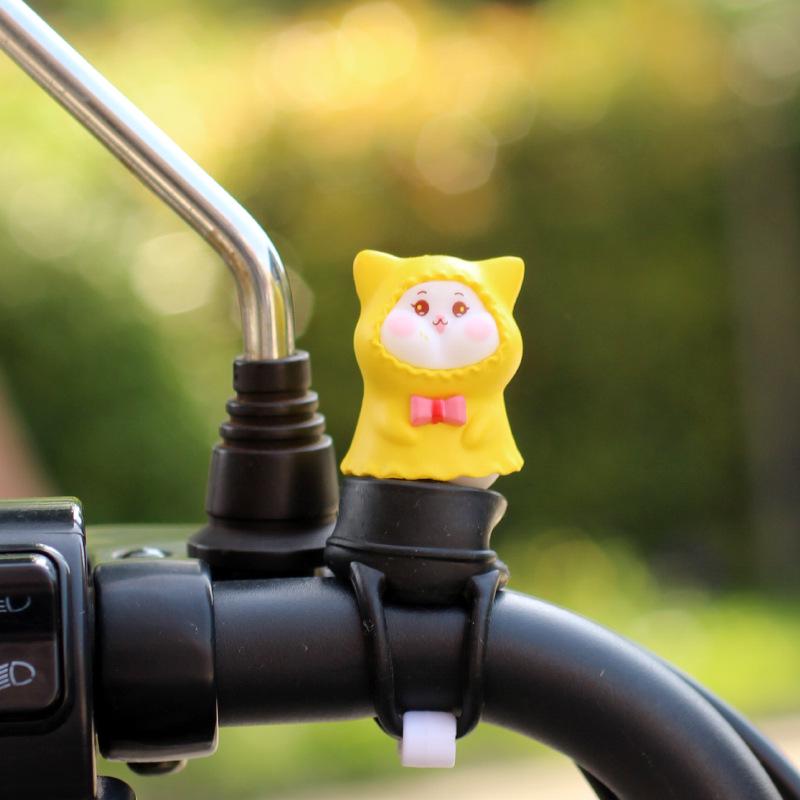 Bästsäljande söta väderkvarn cykel- och motorcykel tecknade djurprydnader