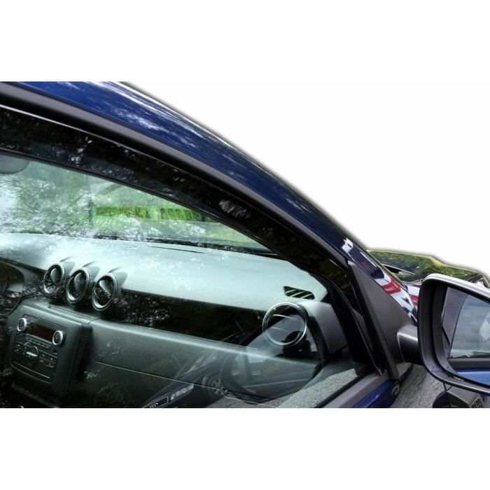Air Deflectors - J&J AUTOMOTIVE - Dacia Duster 2 - Smoked - Easy Installation - Reinforced Acrylic
