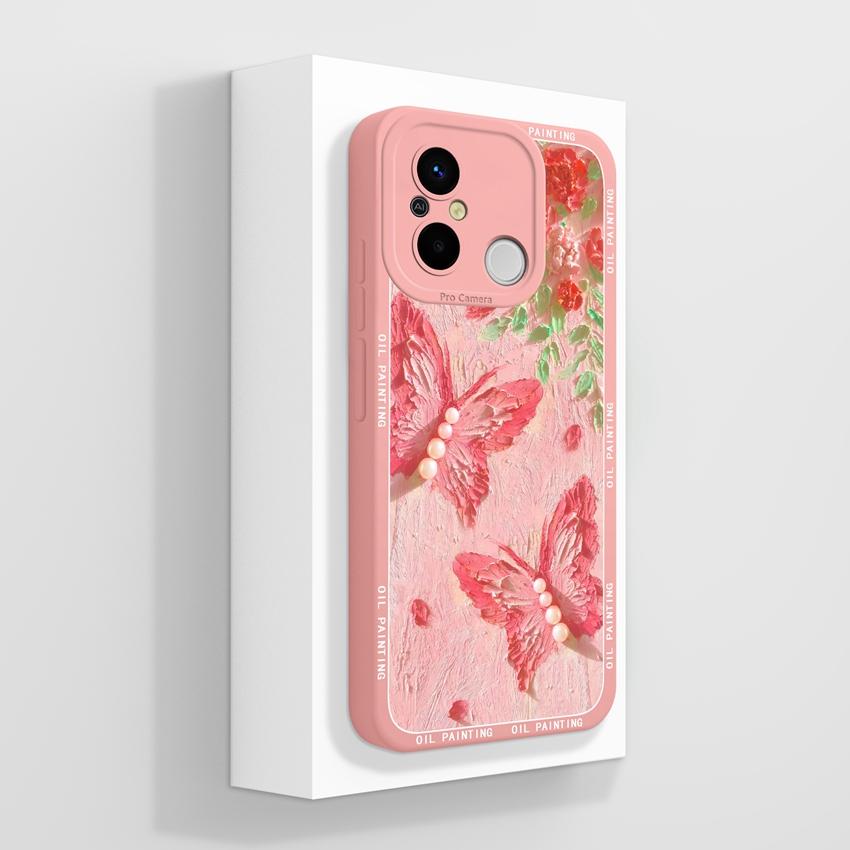 For Redmi 12C 13C 14C 10C 13R 14R 11A 15A Cute Cartoon Cat Phone Cover Liquid Silicone High Quality Anti Slip Durable Protective Case For Redmi Casing