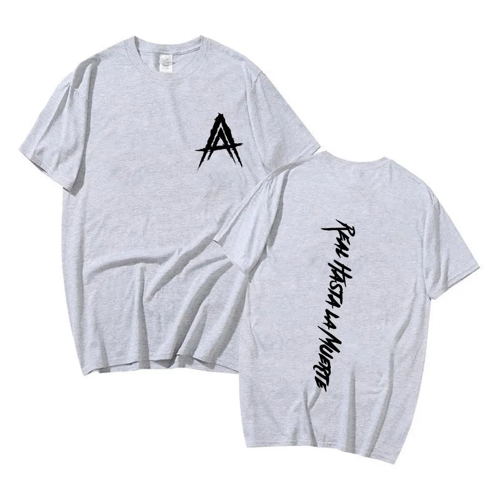 Cool Rapper Anuel AA Men Women T Shirt Oversized Cotton Hip Hop Short Sleeve Graphic T-Shirt Streetwear Tee Trend Clothes Tops