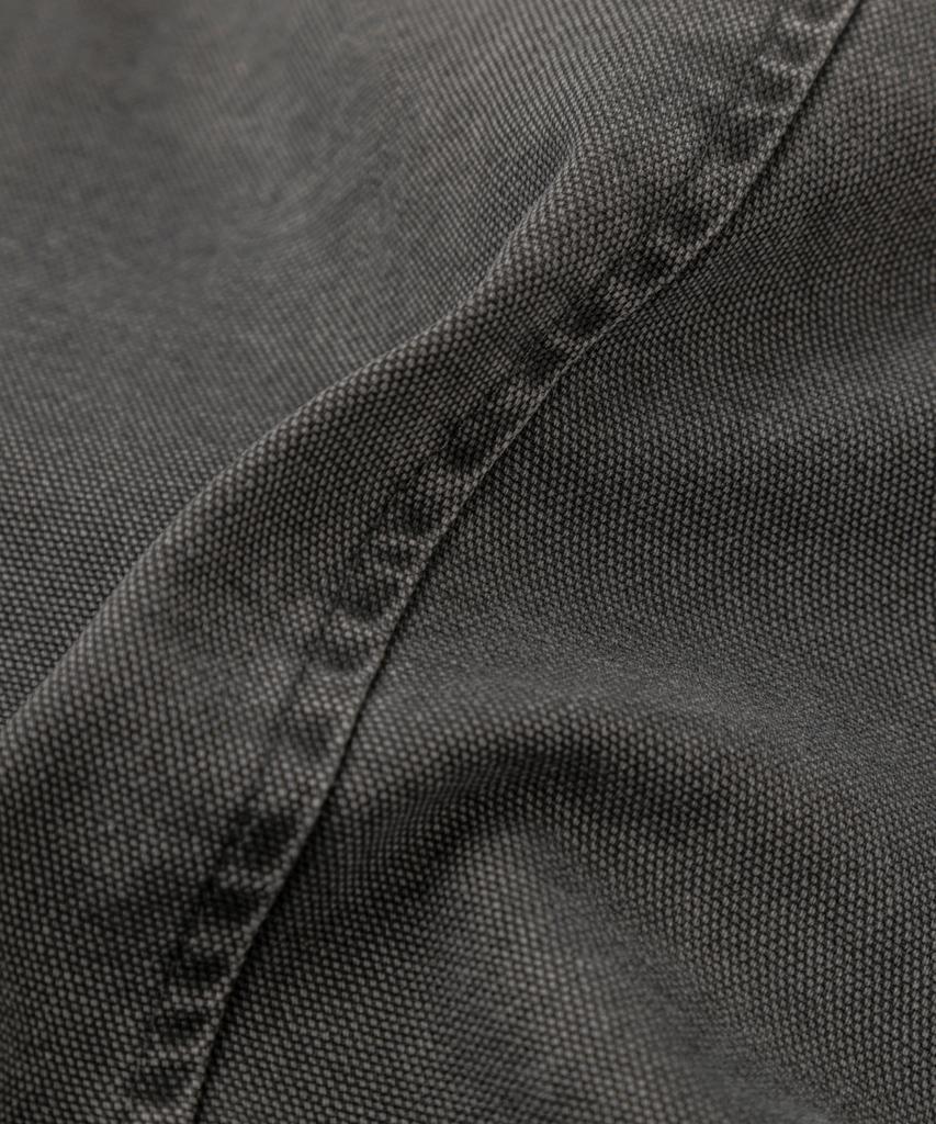 LETTERCOMO Washed Work Crop Blouson Jacket Charcoal