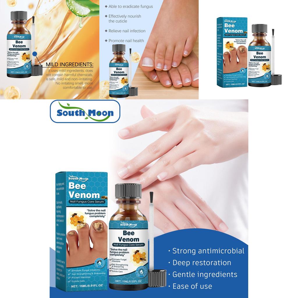 Premium South Moon Nail Care Essence Liquid For Fresh Clean Nails And Hydrated Cuticles