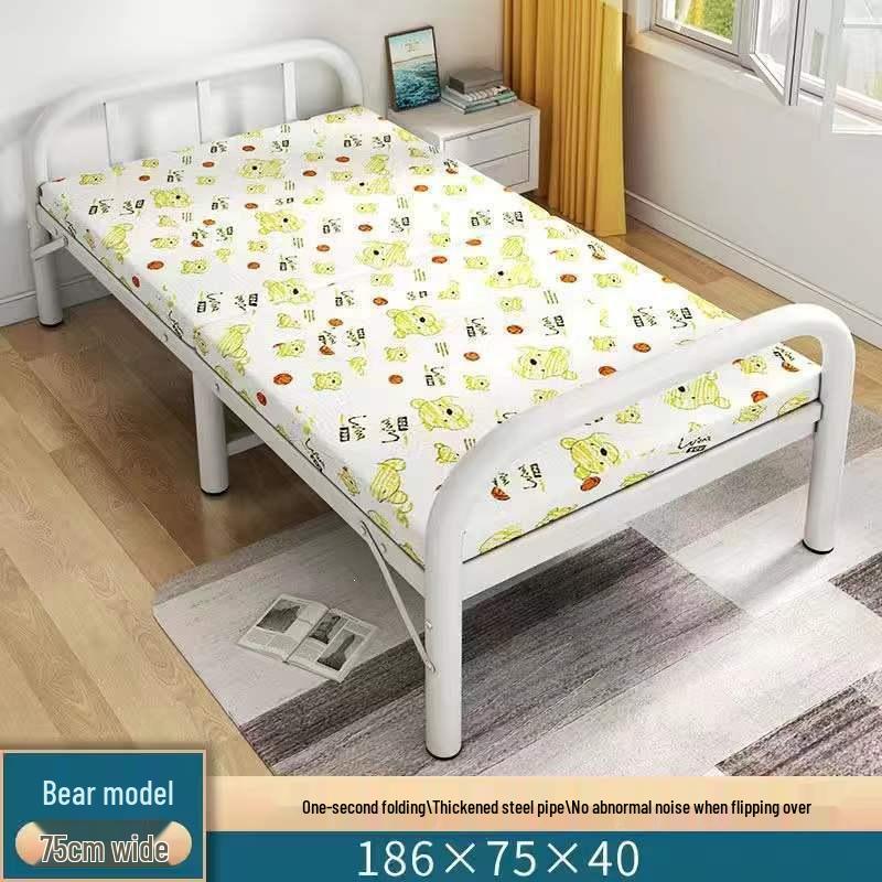 Portable Folding Bed: Ideal for Home, Office, Rental Room, or Care Needs