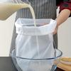 Seamless Filtering, Premium Nylon Fine Mesh Strainer Bag - Durable & Reusable for Soy Milk, Juices, Home Brewing & Travel Kitchen Essentials