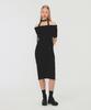 Daiaegeuneol Argyle Pattern Knit Skirt (Black)