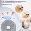 Good-8PCS Washable Mop Cloth For Xiaomi Robot Vacuum 3S B108CN /2Pro B113CN Robot Vacuum Cleaner Replacement Accessories Mop