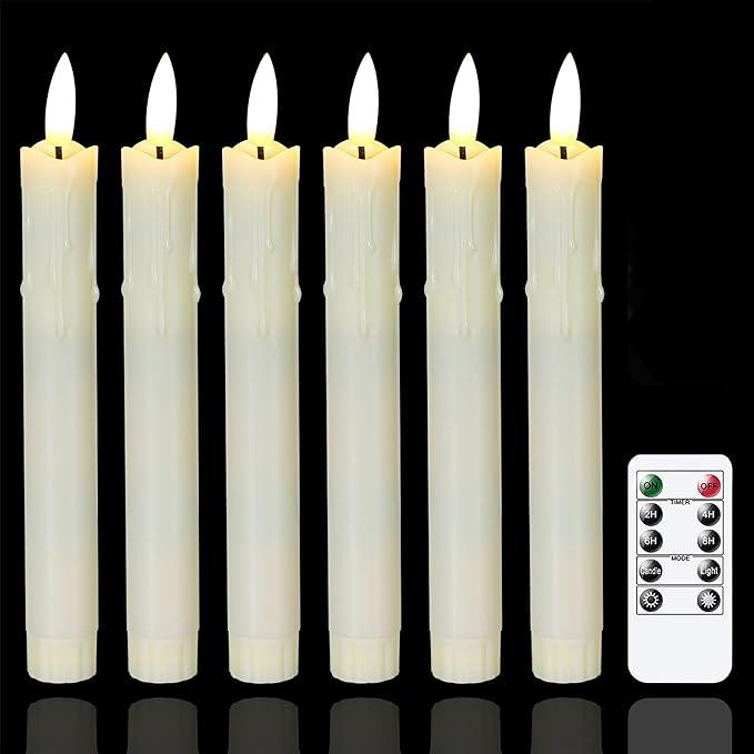 

Светодиодные свечи-конусы, декоративные свечи для свадебного украшения, беспламенные свечи, плавающие свечи для праздника/церкви 12Pcs